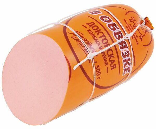 Колбаса вареная Сибирская продовольственная компания Докторская в обвязке 500 г