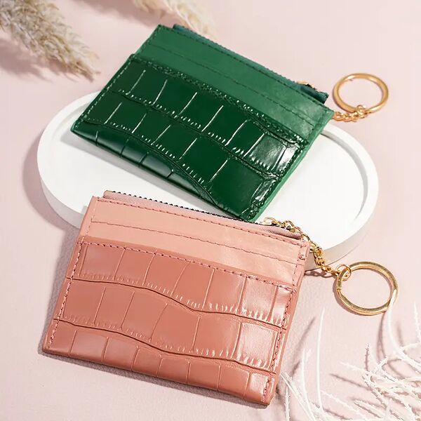 Кошелёк-картхолдер, 11х8х1 см, в ассортименте