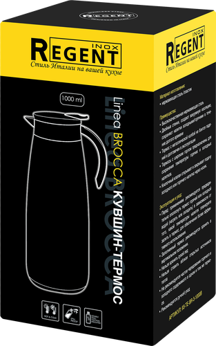 

Кувшин-термос Regent inox Linea Brocca 1 л