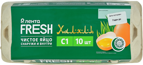 

Яйцо куриное Лента Fresh Йод С1 10 шт. 600 г