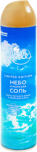 

Освежитель воздуха GLADE Небо и морская соль, 300мл