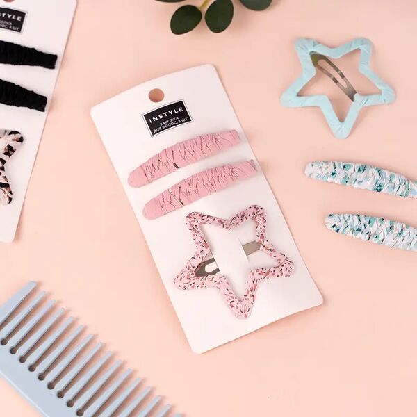 Заколка для волос, INSTYLE, 3 шт., в ассортименте