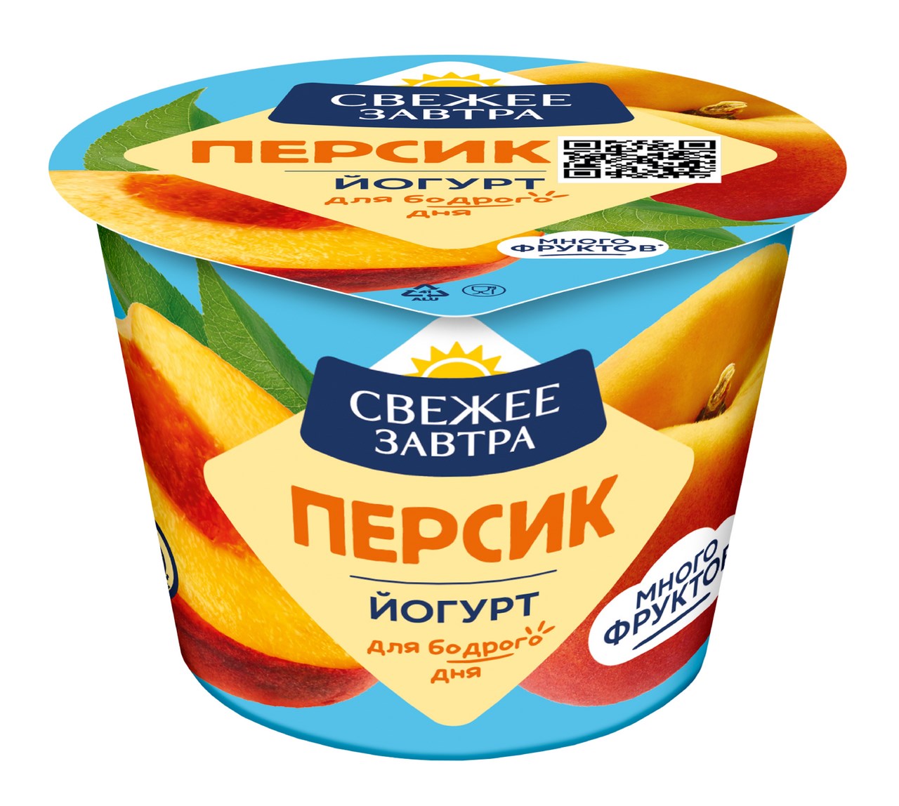 

Йогурт Свежее Завтра с персиком 2.6% 180 г