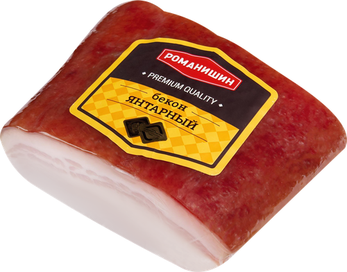 

Бекон янтарный сыровяленый кусок Романишин вес