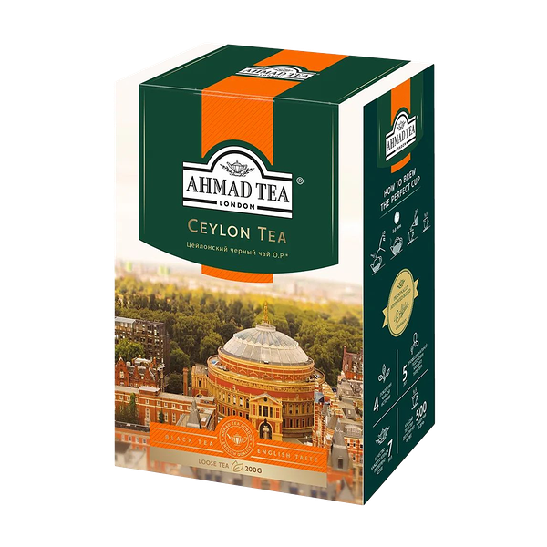 Чай Ahmad Tea листовой черный Ceylon Tea Orange Pekoe 200 г