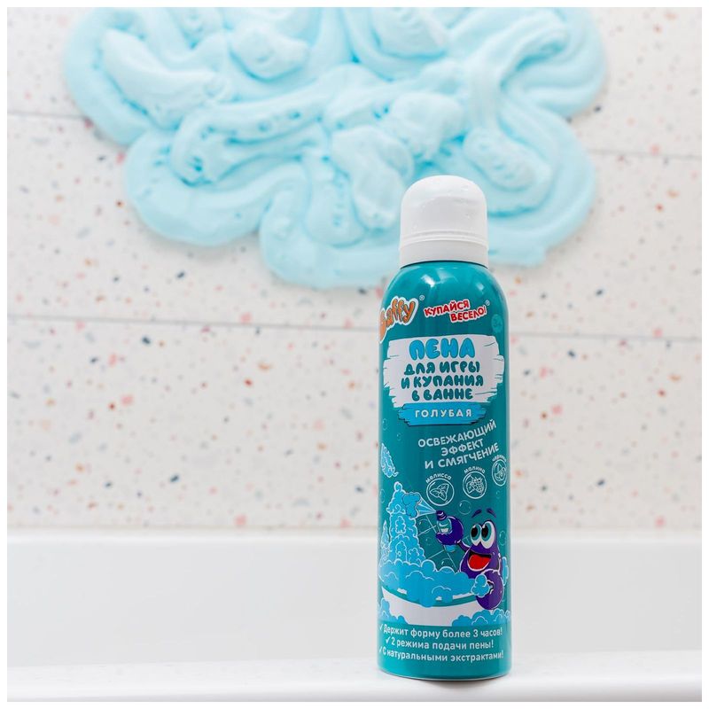 

Пена Baffy Купайся Весело детская для купания в ванне в ассортименте 200 мл