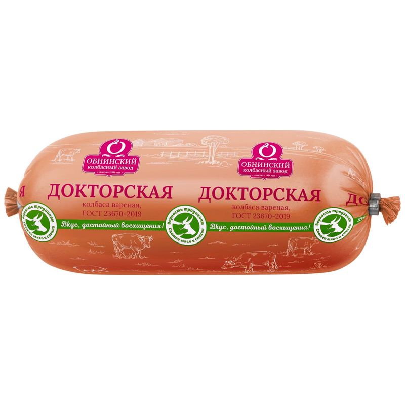 

Колбаса вареная Обнинский Колбасный Завод Докторская 400 г
