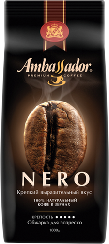 

Кофе в зернах Ambassador Nero 1 кг