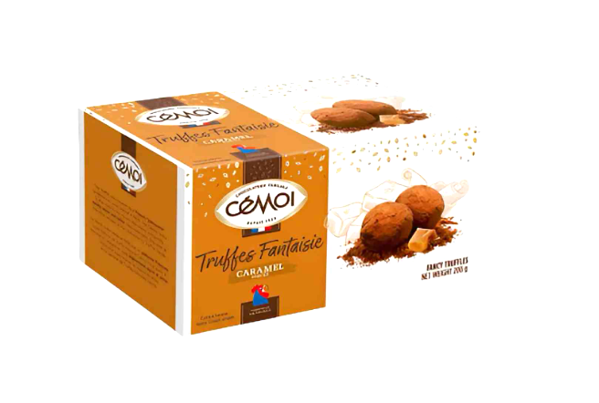 

Конфеты Cemoi Шоколадные трюфели со вкусом и кусочками карамели 200 г