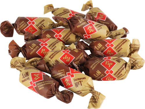 

Конфеты Рот Фронт Батончик шоколадно-сливочный вес