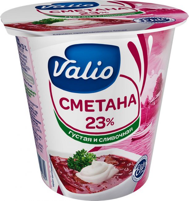 

Сметана Viola густая и сливочная 23% 315 г
