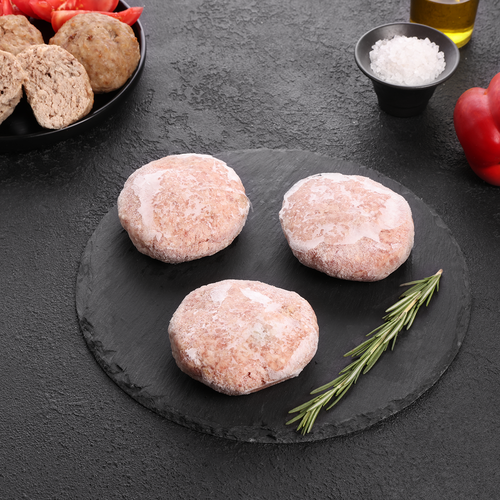 

Биточки Лента Fresh из свинины полуфабрикат замороженный вес