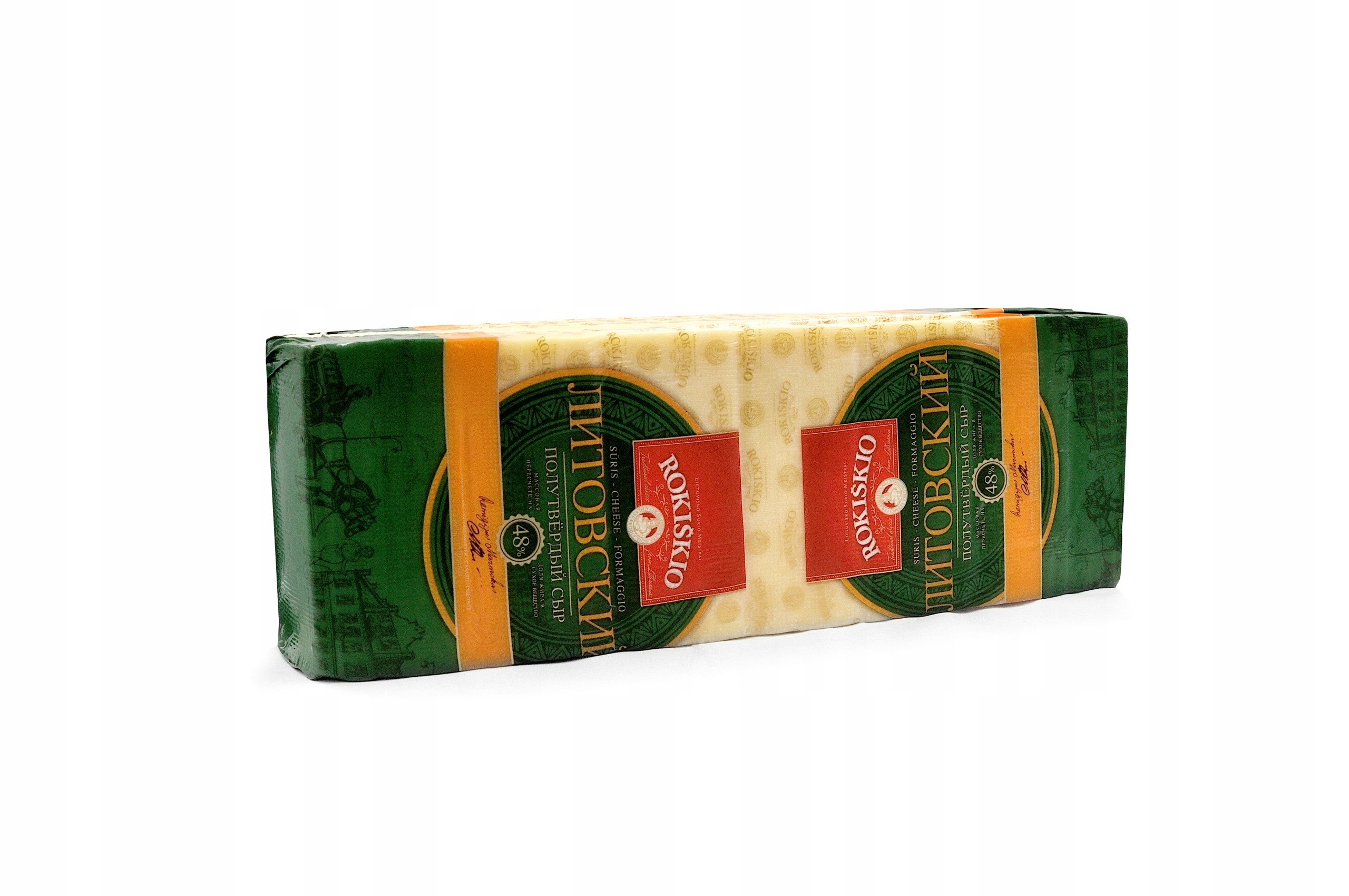 

Сыр Rokiskio Литовский 50% вес