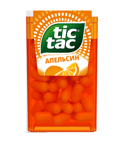 

Освежающее драже конфеты Tic Tac Апельсин 16 г