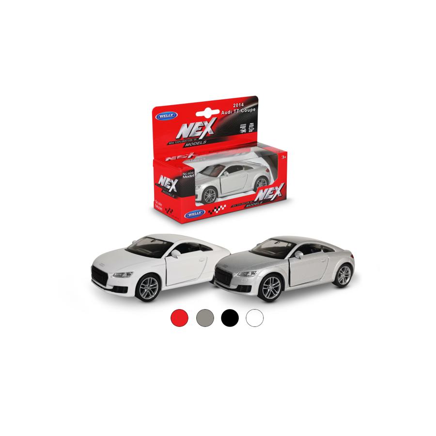 

Модель машины Welly Audi TT Coupe 1:38 с пружинным механизмом, цвет в ассортименте
