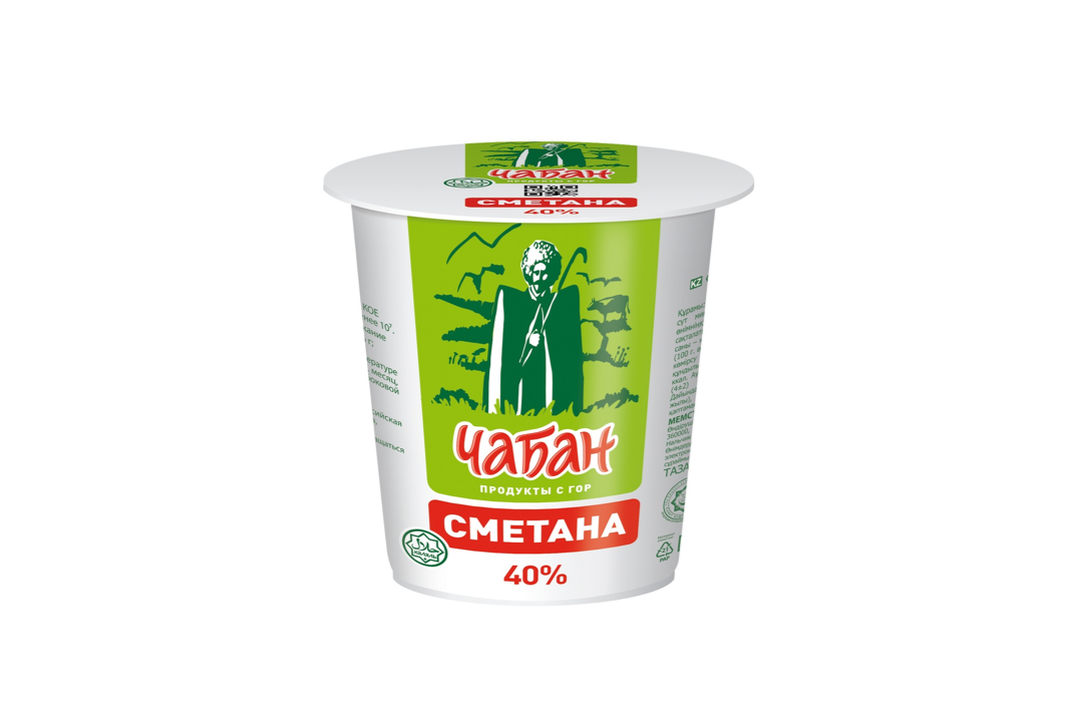 

Сметана Чабан 40% 400 г