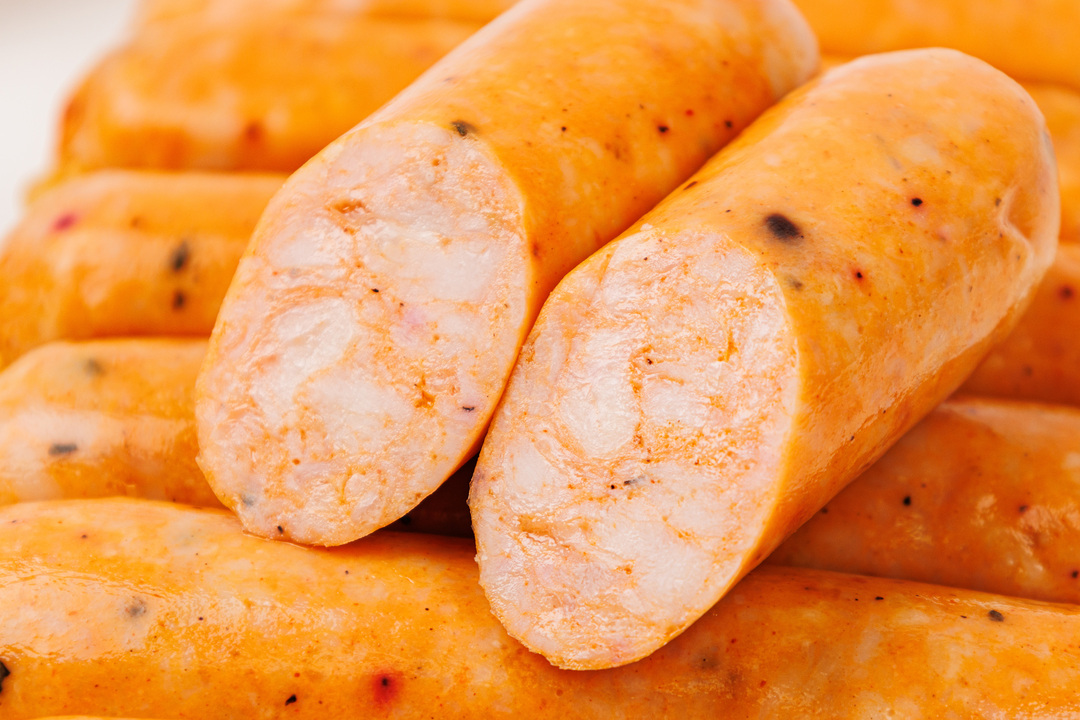 

Колбаски для жарки ВкусВилл из куриного филе Чесночно-томатные 280 г