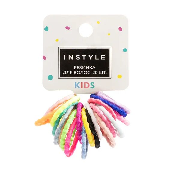 Резинка для волос, INSTYLE, 20 шт., в ассортименте
