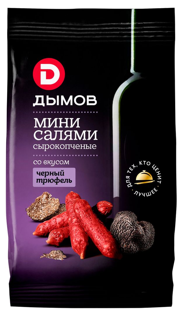 

Колбаски сырокопченые Дымов Черный трюфель 50 г