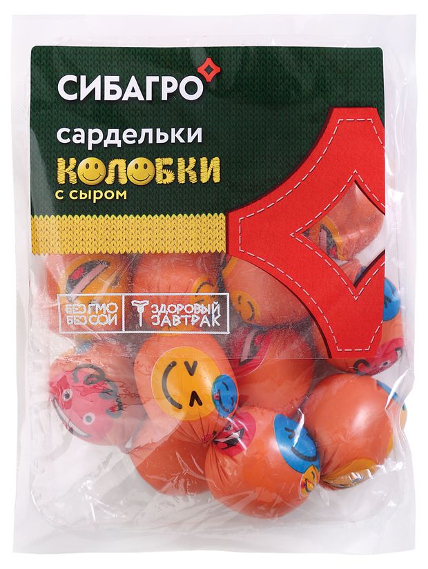

Сардельки Сибагро Колобки с сыром 400 г