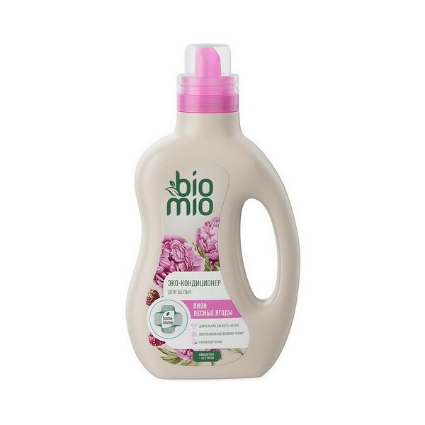 Кондиционер для белья экологичн BioMio Bio-soft Пион—Лесные ягоды Концентрат 800мл