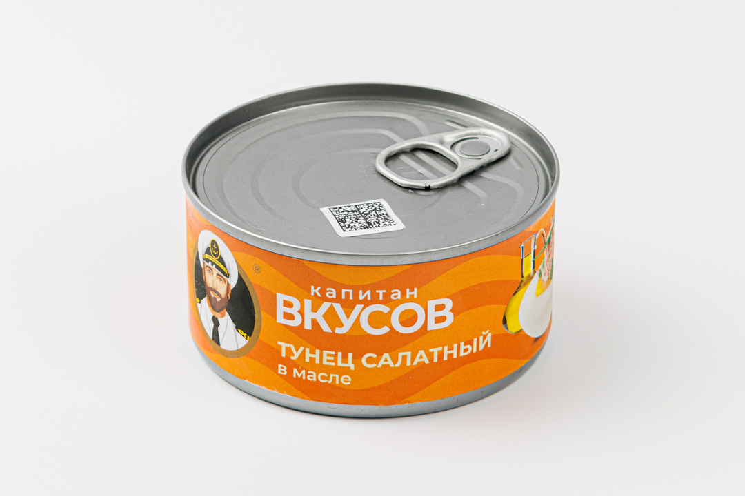 

Тунец Капитан вкусов полосатый салатный измельченный в масле 170 г