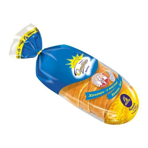 Батон Каравай наше Солнышко нарезной в нарезке 400 г