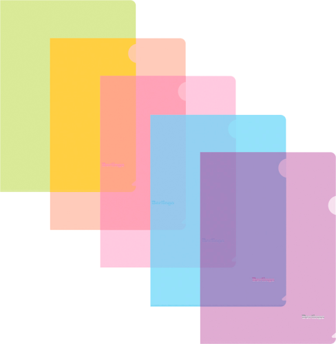 

Папка-уголок Berlingo А4 180 мкм цвет в ассортименте