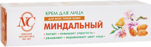 

Крем для лица Невская Косметика миндальный для всех типов кожи 40 мл