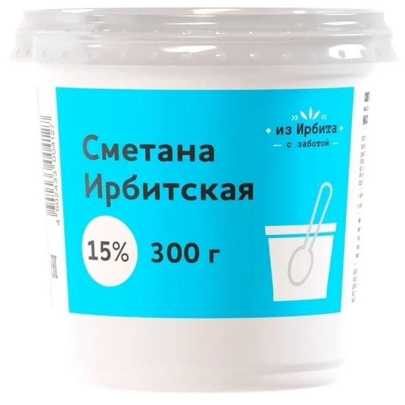 

Сметана Ирбитская 15% 300 г