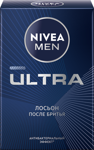 

Лосьон после бритья Nivea Men Ultra Антибактериальный эффект 100 мл