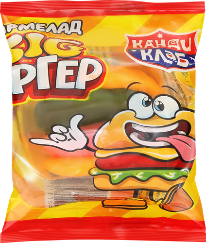 

Мармелад Crazy Gummy Big Бургер 18 г
