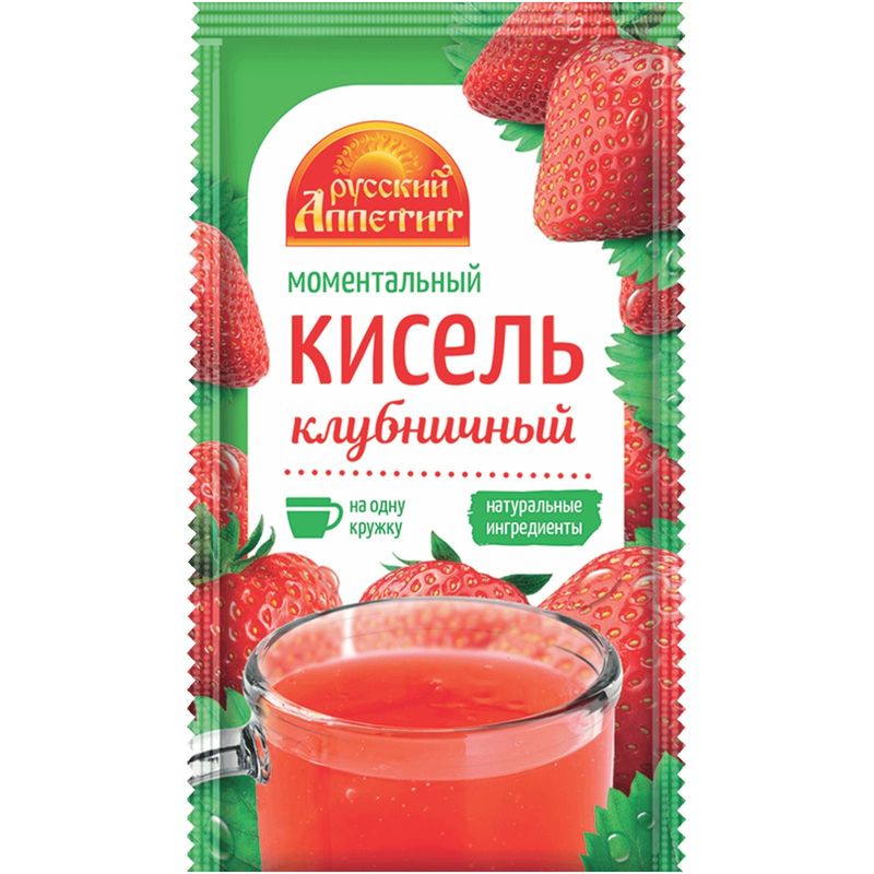 

Кисель Русский аппетит Клубничный моментальный 30 г