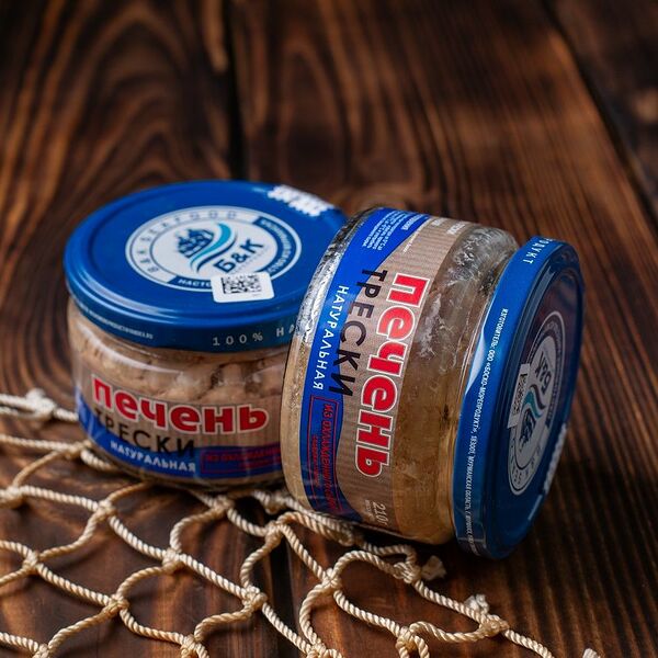 Печень трески натуральная в ст/банка, 210гр
