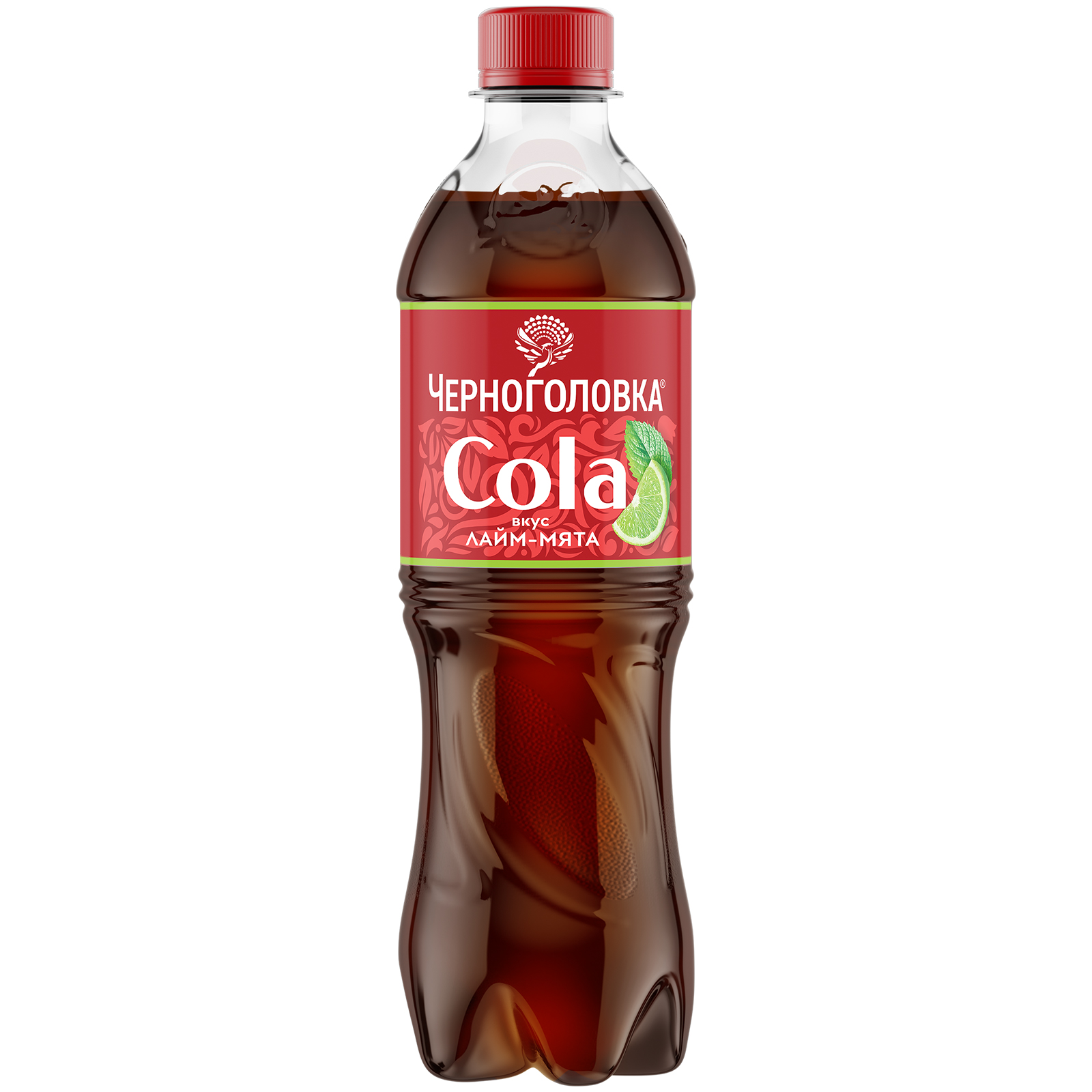 

Лимонад Черноголовка Кола Лайм-мята 0.5 л