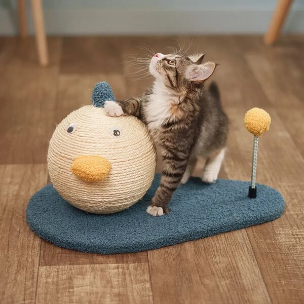 Когтеточка для кошек Rurri Утенок круглая 19х44 см