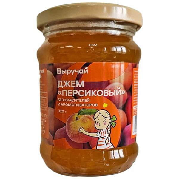 Джем Выручай Персиковый десертный 320 г