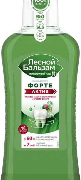 Ополаскиватель для рта Лесной бальзам Форте Актив 400 мл