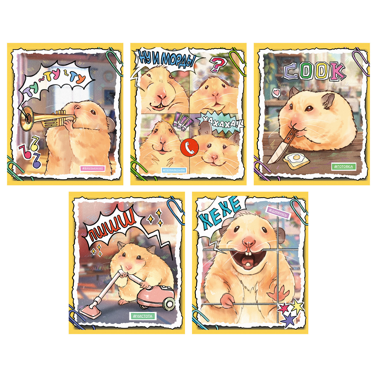 

Тетрадь Listoff Хомяк Хома в ассортименте 48 листов 1 шт