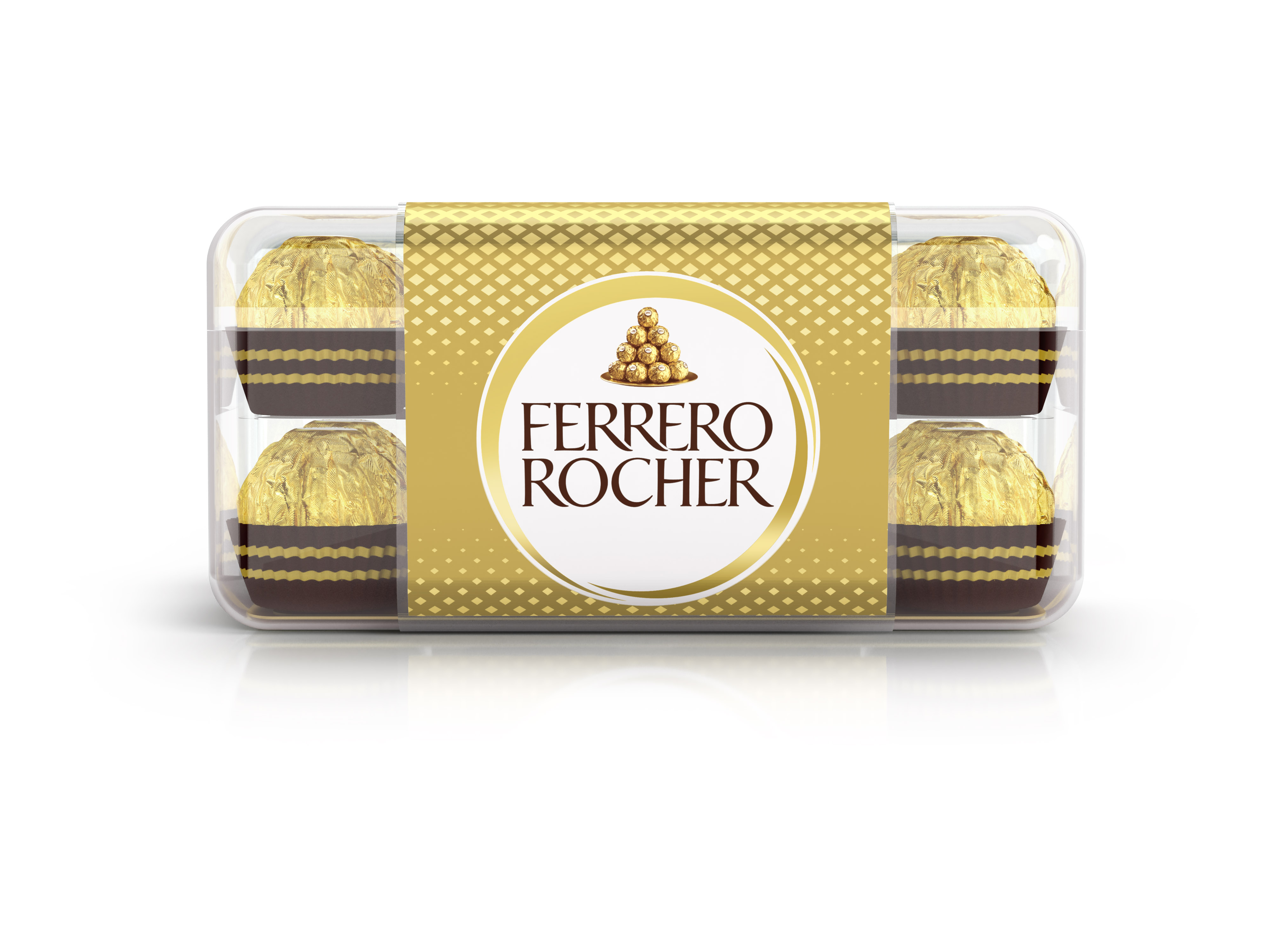 

Конфеты в коробке Ferrero Rocher из молочного шоколада с начинкой из крема и лесного ореха 200 г