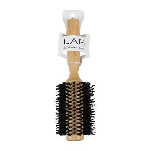 Расческа для волос Laf термобрашинг деревянная с натуральной щетиной d-5 см