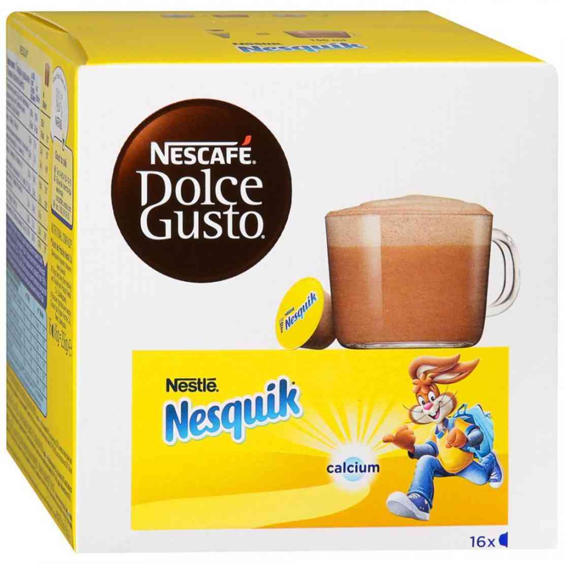 

Какао напиток Nescafe Dolce Gusto Nesquik 16 капсул 256 г