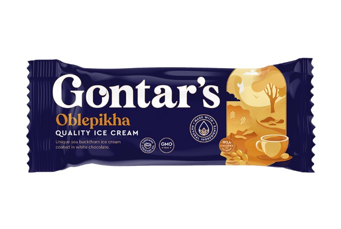 

Мороженое эскимо Gontar's Облепиха в глазури 83 г