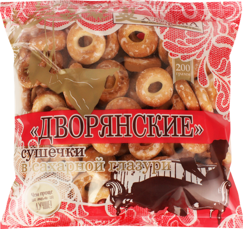

Сушки ЗАВОД АЛЕШИНА Дворянские в сахарной глазури