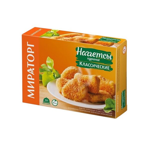 Наггетсы куриные Мираторг Классические зам 300г