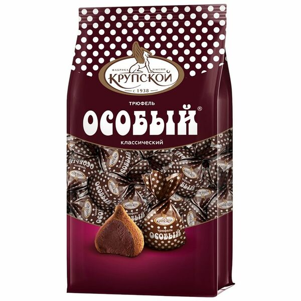 Конфеты Фабрика имени Крупской Трюфель Особый Классический 189 г