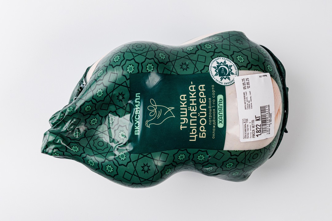 

Тушка цыпленка-бройлера Халяль вес