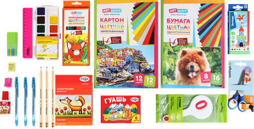 

Набор первоклассника Гамма в подарочной коробке, 20 предметов