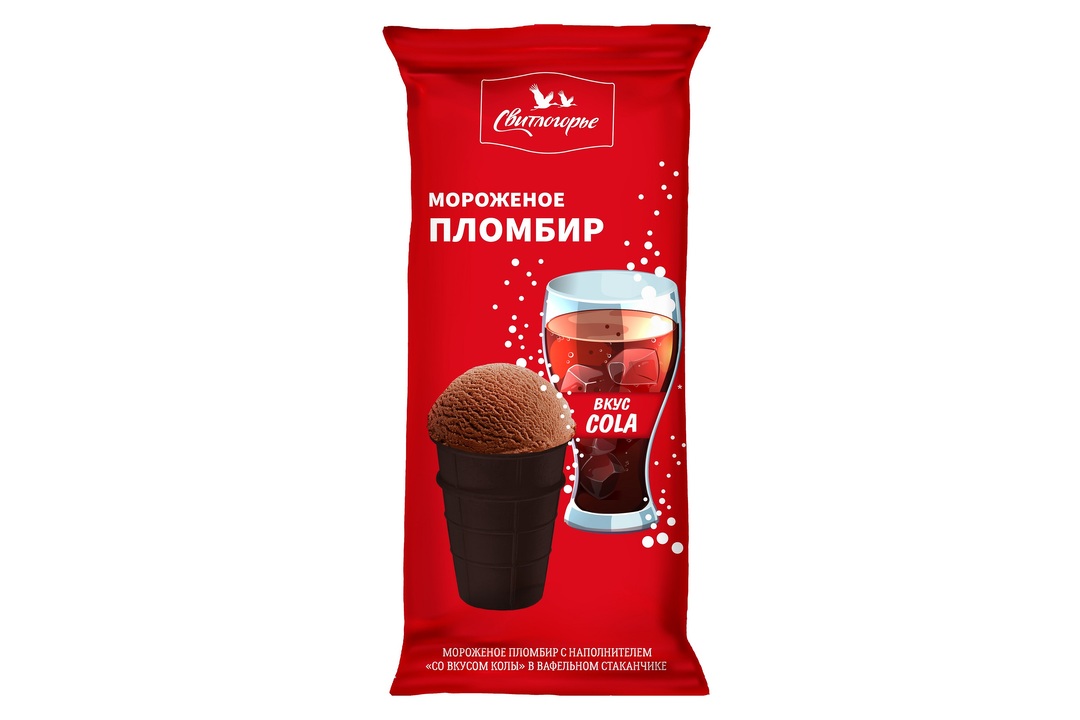 

Мороженое пломбир Свитлогорье в вафельном стаканчике кола 13% 95 г