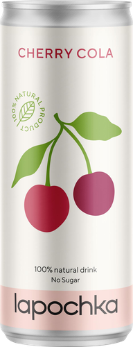 

Напиток безалкогольный Lapochka среднегазированный Cherry Cola 330 мл